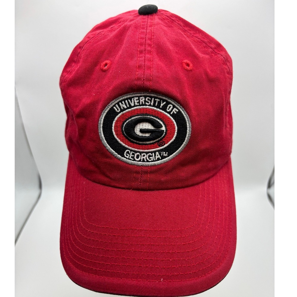 Team Pride University of Georgia Bulldogs Hat Red Adjustable Strapback Cap